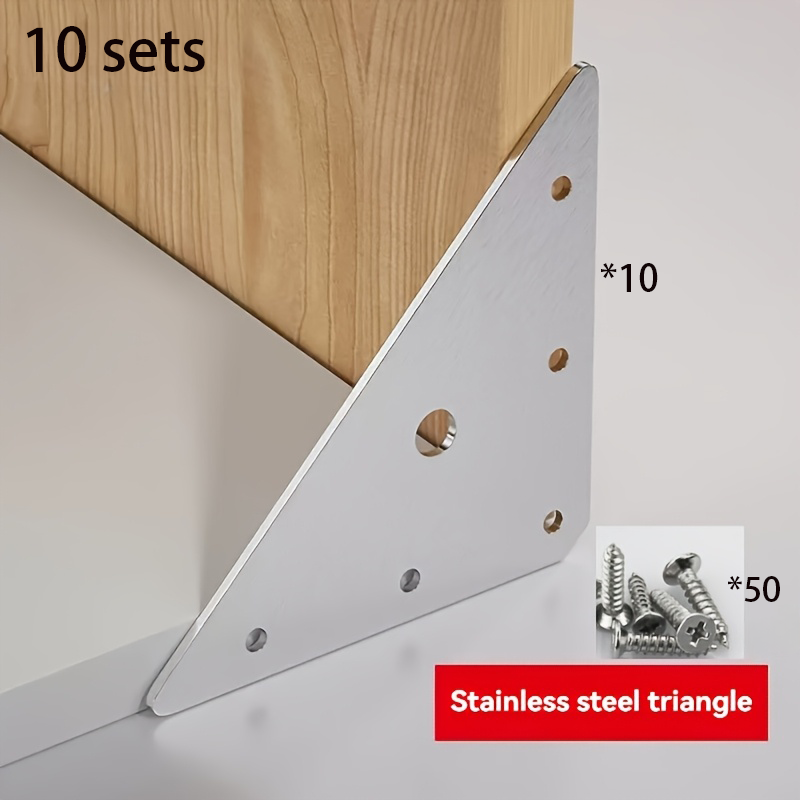 Furniture Hardware Fasteners - 10 Set di Staffe Angolari in