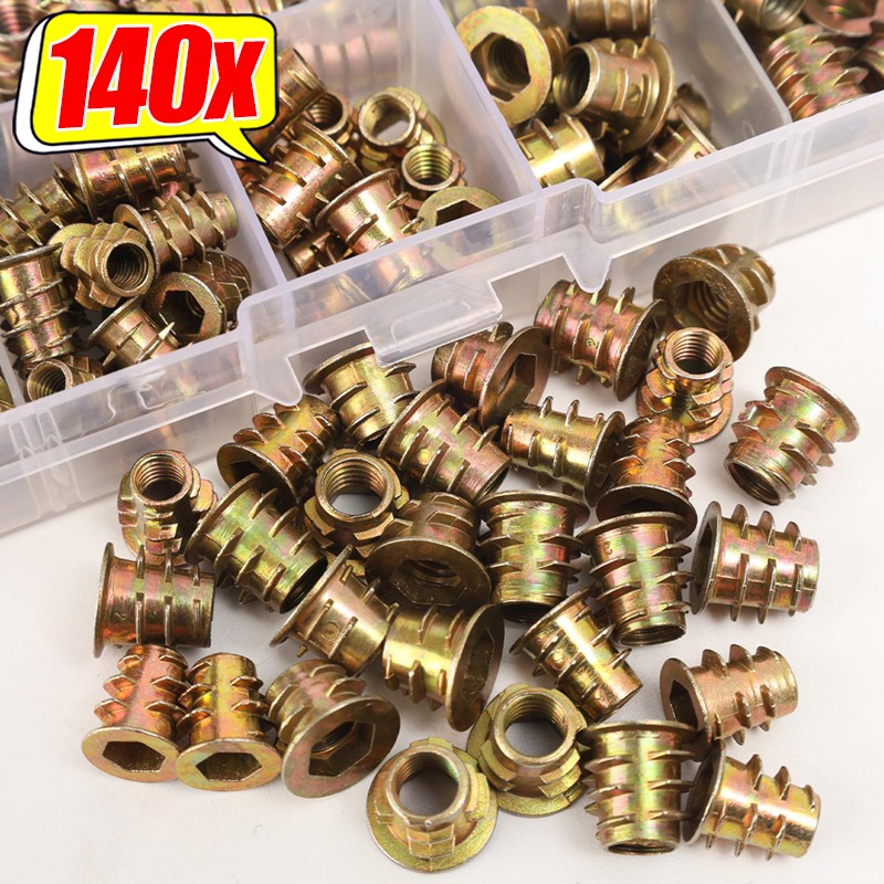 Furniture Hardware Threaded Inserts - Inserti filettati in acciaio al carbonio,