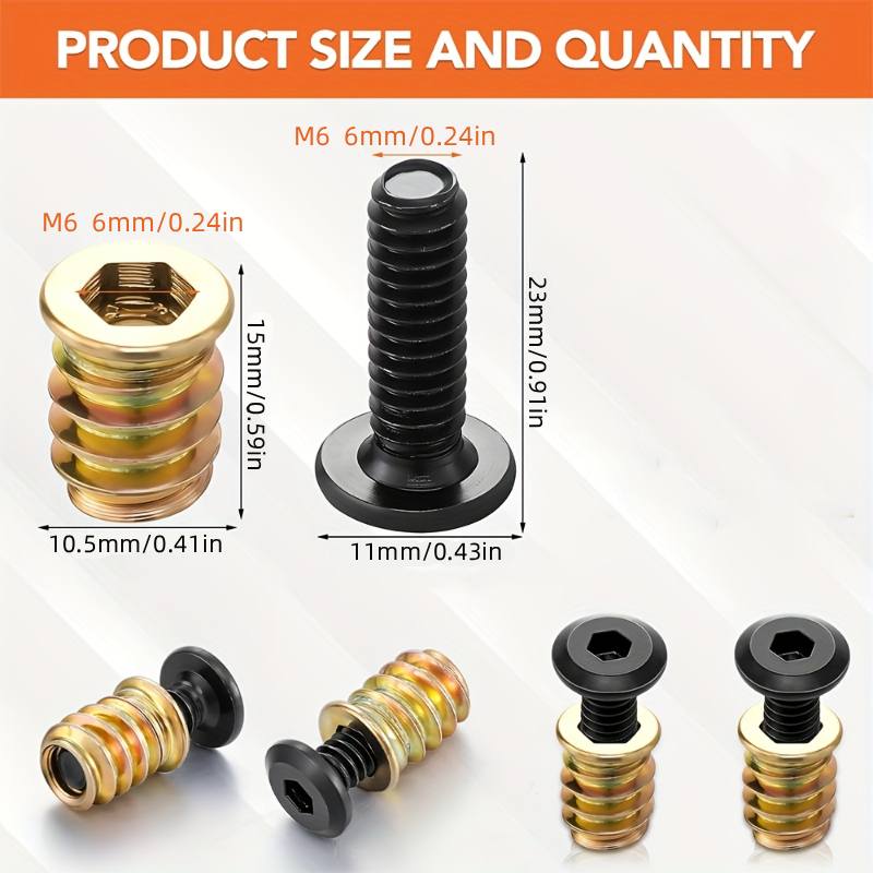 Furniture Hardware Threaded Inserts - Kit di strumenti combinati per inserti