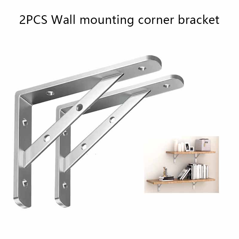 Corner Bracket Angle - 2 Pezzi Staffe a Triangolo in