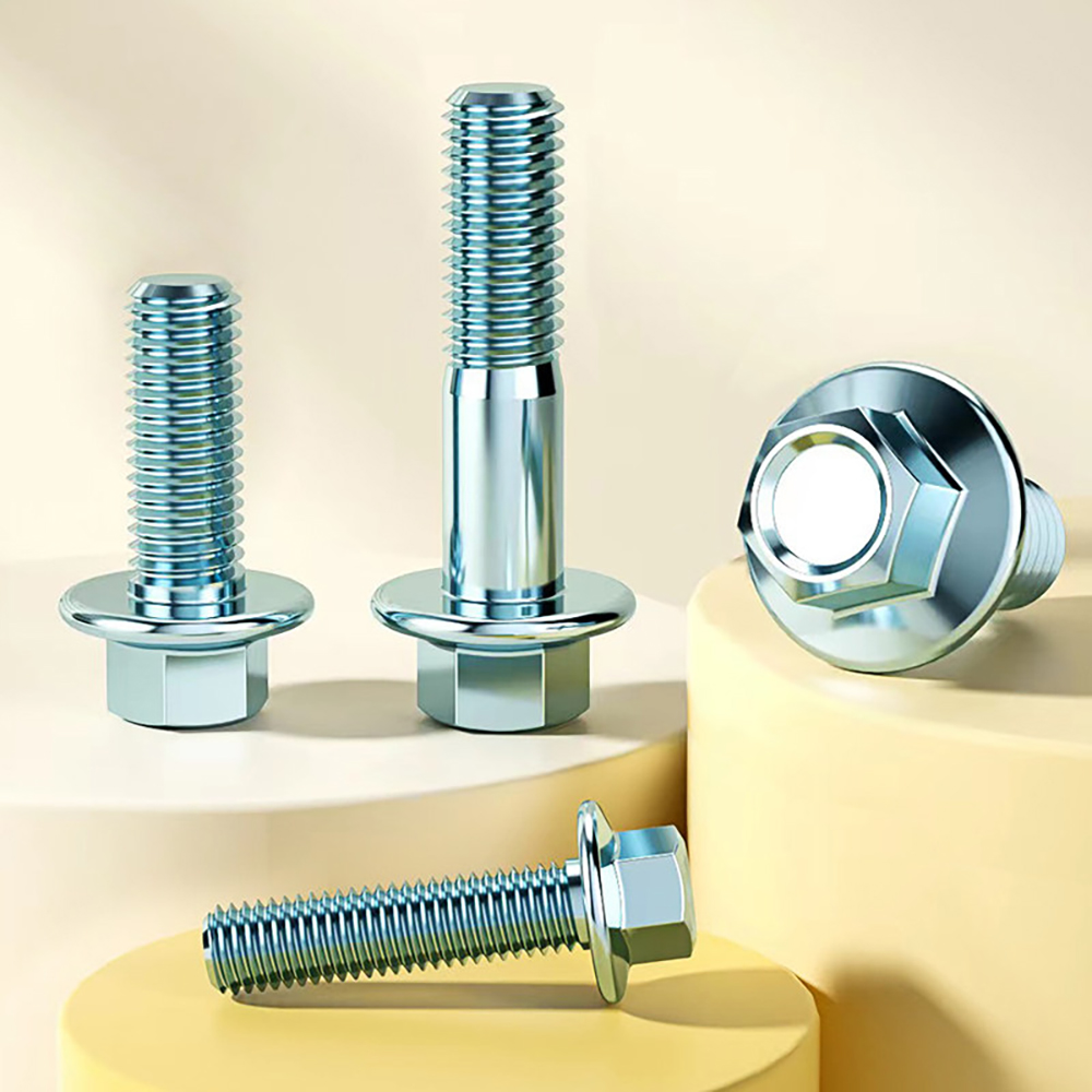 Furniture Grade Hardware - Bulloni esagonali flangiati zincati di grado