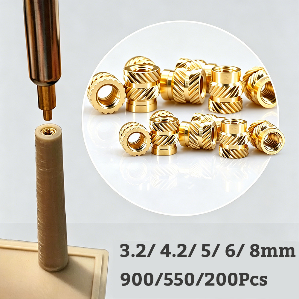 Dadi zigrinati in ottone UNC 1 - Furniture Hardware Threaded Inserts recensione e prezzo
