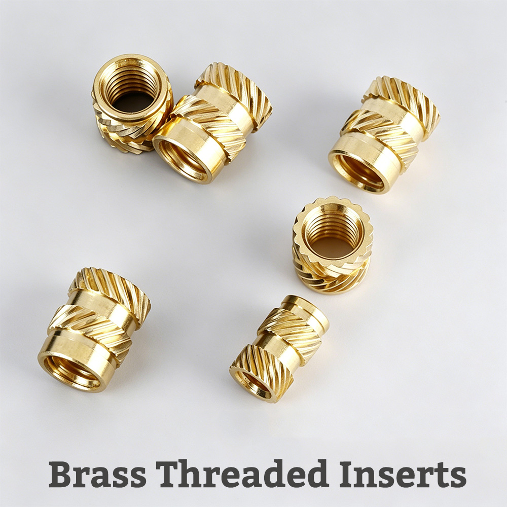 Dadi zigrinati in ottone UNC 1 - Furniture Hardware Threaded Inserts recensione e prezzo