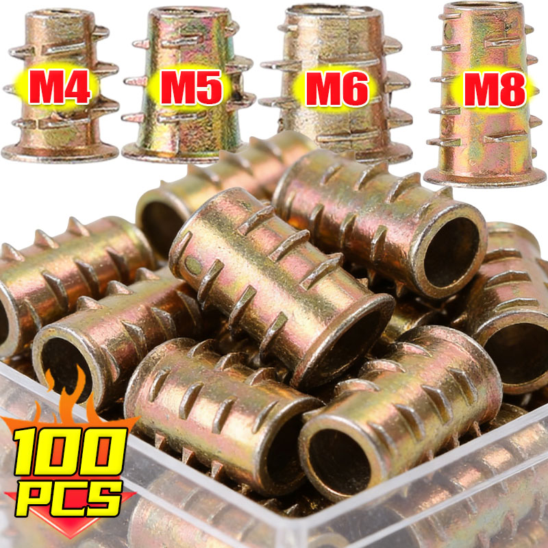 Inserti filettati M4 M5 M6 M8  - Furniture Hardware Threaded Inserts recensione e prezzo