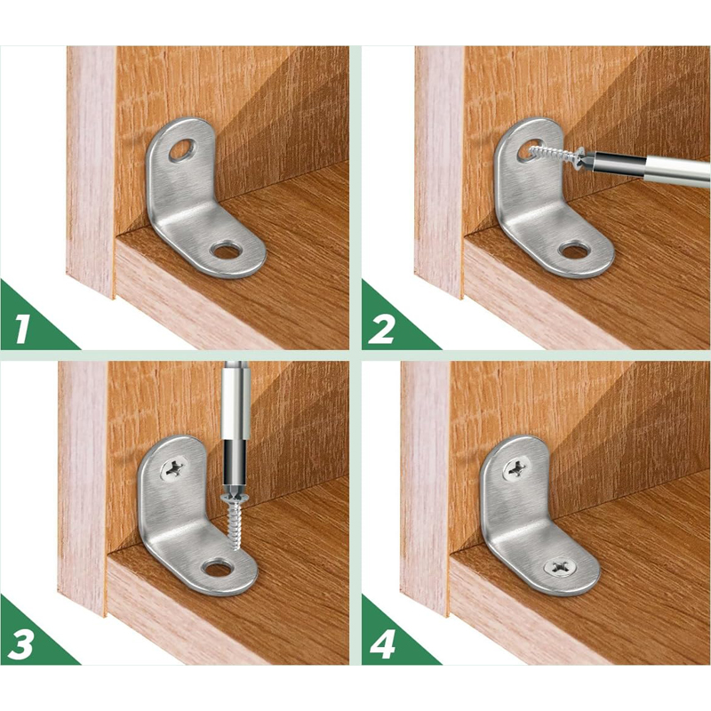 Set di staffe angolari in acci - Corner Bracket Angle recensione e prezzo