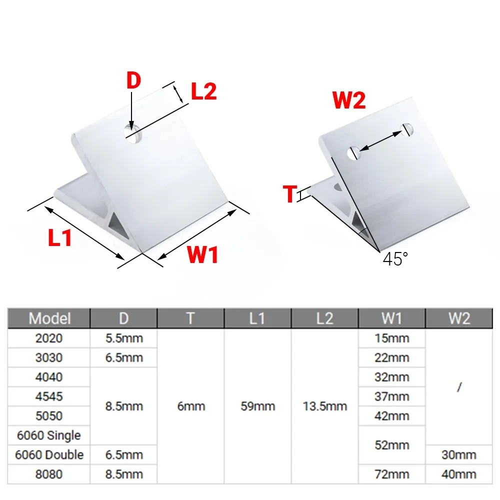 4 pezzi staffa angolare ad ang - Corner Bracket Angle recensione e prezzo