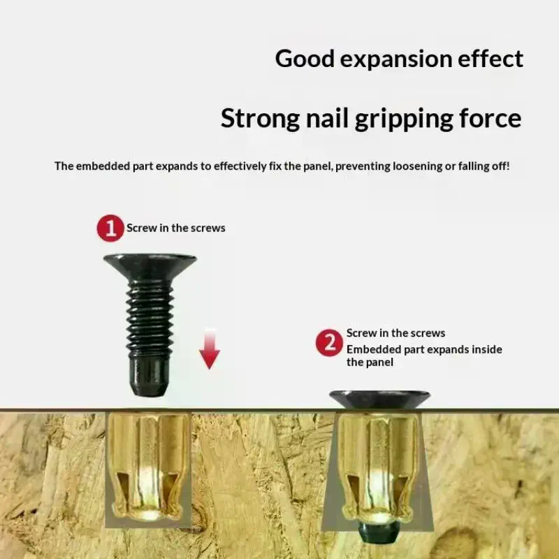 Kit di 10 Pezzi Dadi a Espansi - Furniture Hardware Fasteners recensione e prezzo