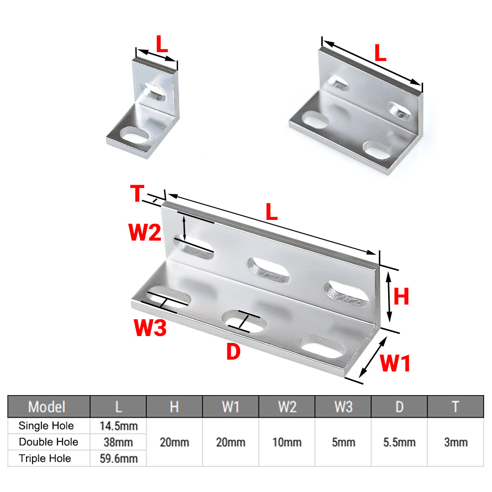 10 Pz/lotto Openbuilds Singolo - Corner Bracket Angle recensione e prezzo
