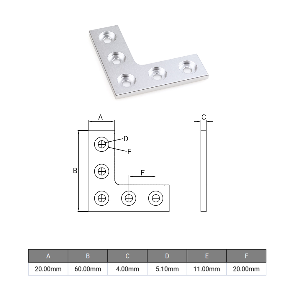 2 Pezzi/Lotto Connettore Angol - Corner Bracket Angle recensione e prezzo