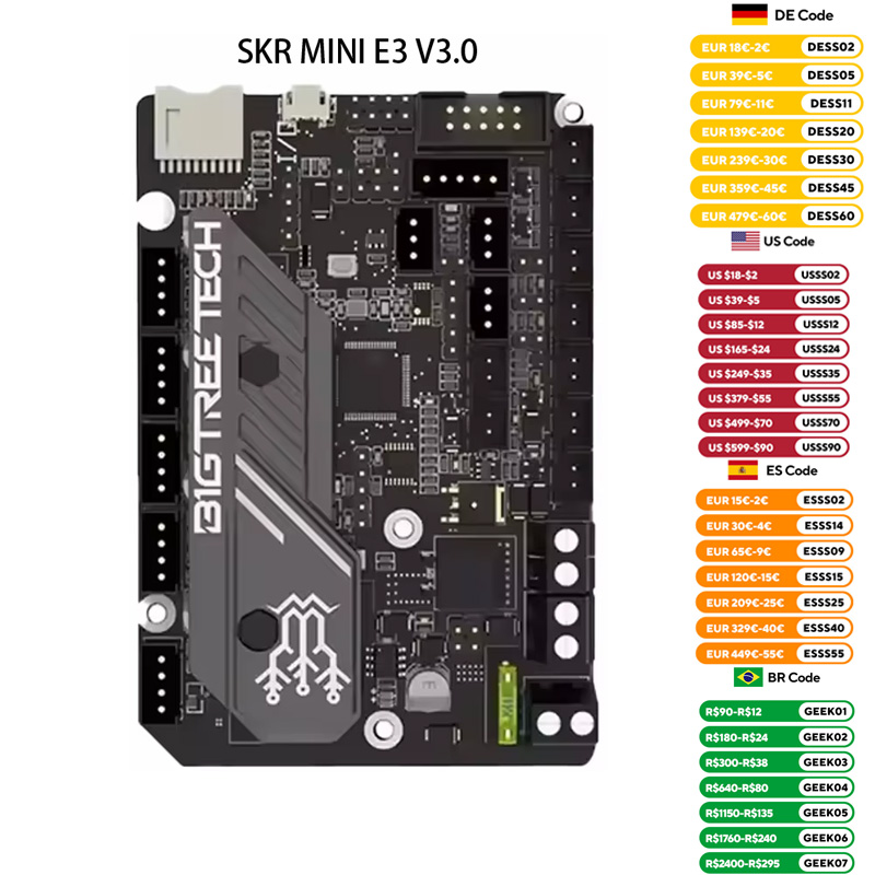 BIGTREETECH SKR MINI E3 V3.0 S - Creality Printer K1 recensione e prezzo