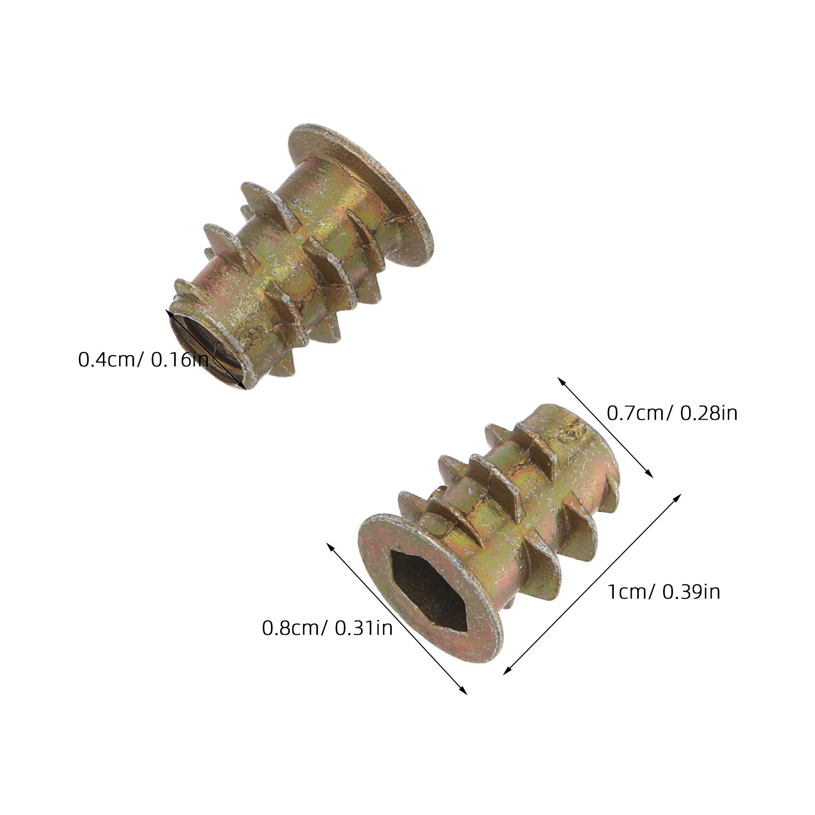 200 Pezzi Dadi a inserto filet - Furniture Hardware Threaded Inserts recensione e prezzo